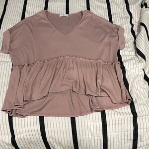 Womens peplum top size large